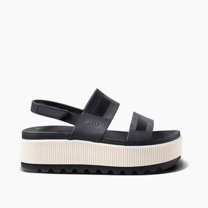 REEF Water Vista Higher Platform Sandal Black 8